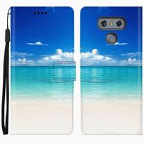 Skirta LG G6 dėklas Silikoninis Gėlių Odinis Atverčiamas Piniginės Dėklas Skirta LG G6 Telefono Dėklas Skirta LG G6 LGG6 Dangtelis Coque Fundas Korpusas LG G6