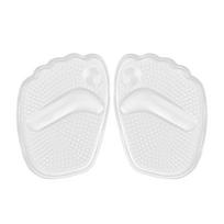 Silicone Honeycomb Anti-slip Forefoot Pads for High Heels and Sandals white