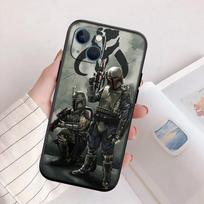 Žvaigždžių karai Mandalorian Naujas Aukštos klasės KorpusoTelefono dėklas iPhone SE X XS XR 16E 17 11 Pro Max 8 7 6 6s Plus Air iPhone17