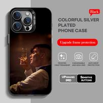 Peaky B-Blinders Tommy Cool Phone Case black IMD Colorful Silver Suitable soft case for iPhone 16 15 14 13 12 11 XS Pro Max iPhone 16 Pro Max