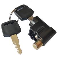Universal Electric Bike Battery Box Security Lock Heavy Duty Zinc Alloy Anti Skid Designs Reinforced Metal Battery Lock 1