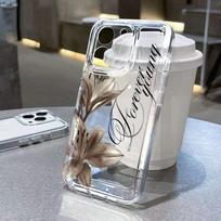 Vintage Lily Floral Phone Case For Samsung Galaxy S26 S25 S24 S23 Ultra S22 Plus S21 FE A55 A54 A35 A34 A16 A36 A56 Soft Cover Galaxy A15 4G