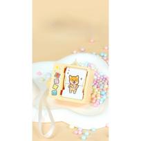 Subject 3:  Fifi The Dog's Animation Machine Car Keychain for Couple Bags and Hangers - Cartoon Design Little Dog
