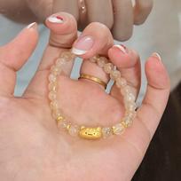 Yellow Citrine Baguette Cat Bracelet - Women's Luxury Design, Perfect Gift for Best Friend or Girlfriend's Birthday