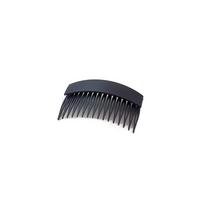 Solid Color Frosted Hair Comb Teeth Inserted Comb Headwear Fixed Combs  Back Head tamsiai mėlyna spalva