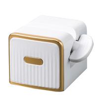 Wall-mounted Toothpaste Squeezer Hand Cream Cleanser Squeezer Lazy Squeeze Toothpaste Holder Home Bathroom Accessories 1 balta