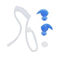Security Acoustic Tube Earbud High Elasticity Lightweight Comfortable Acoustic Coil Tube Earpiece for 2 Way Radio