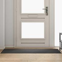 Durų kilimėlis Antracito ir juoda 60 x 180 cm 100% poliamidas