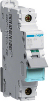 Hager Automatinis jungiklis perkrovai ICN=10000A/ICU=15KA 1P C 25
