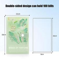 Butterfly 3D Commemorative Banknote Collection Album, A6 Size, Storage Booklet/Savings Book, Can Hold 100 Envelopes. A1