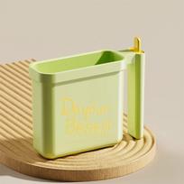 Instant Noodle Bowl With Multi-Functional Instant Noodle Fork With Handles Food Container For Dorms Camping School Office Home žalia