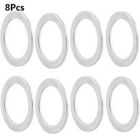 8/12/16Pcs Bicycle Pedal Washer Mountain Bike Pedal Gasket High Strength Metal Shim For Bike Cycling Repair Accessories
