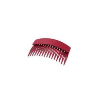 Teeth Frosted Hair Comb Plastic Inserted Comb Sweet Hair Styling Comb  Children vyno raudonos spalvos