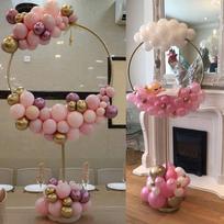 Ring Stand for Baby Shower Wedding Decoration Balloons Round Hoop Holder Birthday Party Balloon juoda