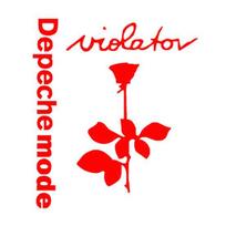 Depeche Mode Violator Rose Flower Car Vehicle Reflective raudona