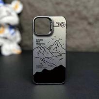 Simple line mountain peak suitable for iPhone16promax mobile phone case Apple 13pm all-inclusive 15Plus new 14 apple 16promax