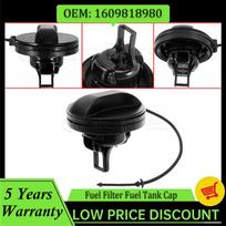 1609818980 For Peugeot 301 3008 508 408 308 Citroen 2014 Elysee C4L Car Oil Fuel Filter Fuel Tank Cap 1PC Fuel Tank Gas Cap Lid