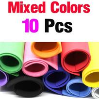 MNFT10Pcs Foam Sheets  EVA Colorful Fly Tying Foam Paper Fishing Baits Fishing Tackle Accessories