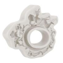 Photo Frame Design Silicone Fondant Mold 3D Sculpted Pattern Baking Decor Tool  For Cupcake Topper pilka