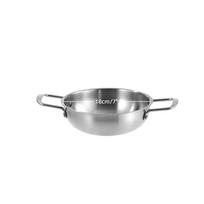 Stainless Steel Dry Pot Instant Noodle Lamian Noodles Pot Seafood Golden Noodle Pot Small Soup Pot Instant Noodles Two Ear Pot sidabras