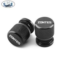 With Logo For ZONTES 310R/X/T/V/M 250 ZT250-S Motorcycle Universal CNC AccessoriesWheel Tire Parts Valve Stem Caps Cover juoda