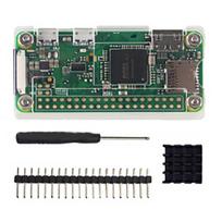 4 viename rinkinys akrilinis dėklas Raspberry Pi Zero 1.3/W su radiatoriumi
