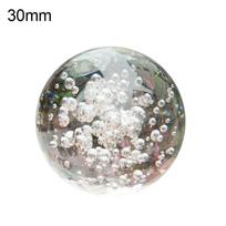 DYS namų dekoro permatomas burbuliukų sfera dirbtinis krištolinis stiklo rutulinis ornamentas 30mm