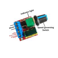 5A 90W PWM 12V DC variklio greičio reguliatoriaus modulis DC-DC 5V-35V Reguliuojamas greičio reguliatoriaus valdymo reguliatorius 24V