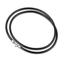 Kaklo papuošalai vyrams Asmenybė Paprasta Juoda Oda Pagrindiniai Kaklo papuošalai Unisex 30cm