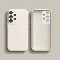 Geros kokybės skysto silikono telefono dėklas, skirtas iPhone 15 14 13 12 11 Pro Max, skirtas Samsung Galaxy A04s A24 A14 A34 A54 A13 A23 A33 A53 5G minkštas dangtelis Samsung A53 5G balta
