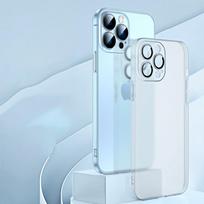 Phone Case for iPhone 14 Pro Max Plus Transparent Frosted Shell for iPhone 13 12 pro Max Lens Protection Cover For iPhone 12 balta