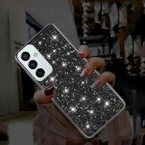 Minkštas Bling Sequins dėklas, skirtas Samsung Galaxy S23 S22 S21 A14 A53 A33 A73 A13 Xiaomi Redmi Note 11 10 iPhone 14 13 12 11 Pro Max Glitter Minkštas TPU dangtelis Samsung Galaxy S21 FE juoda