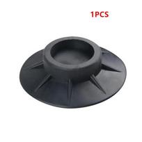 Skalbimo mašinos kojų pagalvėlės Anti Vibration Neslystantis elastingumas Guminis kilimėlis Šaldytuvo grindys Baldai Prote smūgiams atsparus padėklas juoda