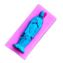 Virgin Mary Shaped 3D Fondant Cake Silicone Mold for Soap Polymer Clay Molds Chocolate Pastry Candy Making Decoration Tools