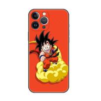 Funda dėklas Apple iPhone 14 11 13 7 12 Pro 7 Xr Xs Max 8 Plus 6 14pro 13mini Black Soft Phone Coque Anime -Dragon -Ball iPhone 6 6S