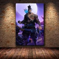 „Overwatch“ internetinio žaidimo plakatas HD drobės tapyba Sienų menas Šiuolaikinis gyvenamasis kambarys miegamasis berniukų kambarys bendrabutis žaidimų kambarys „Cuadros“ dekoras 21x30 No Frame