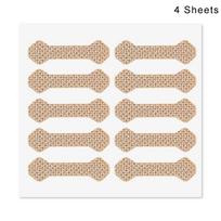 4/10 lapų įaugusių kojų nagų koregavimo lipdukas paronichijos gydymas pėdų pirštų nagams 4pcs beige