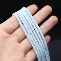 Natūralaus akmens karoliukai briaunoti karoliukai Abako formos maži karoliukai, papuošalų kūrimas, karoliai, apyrankės, auskarai, aksesuarai 2x3mm