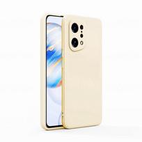Kvadratinis skysto silikono minkštas dėklas skirtas OPPO A78 A98 A17 Realme 10 11 C55 C53 C51 Vivo Y27 5G V29 V27 iPhone 15 Pro Max vienspalvis pilnas apsauginis dangtelis Vivo Y36 5G beveik baltos spalvos