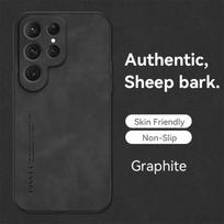 Prabangus avikailio žievės dėklas, skirtas Samsung Galaxy S23 Ultra S22 Plus S21 FE A54 A34 A24 A14 A53 A52 A23 A13 A04 M52 mados dėklo dangtelis Samsung Galaxy S23 juoda