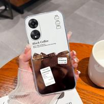 Dėklas, skirtas OPPO A54 A58 A71 A78 A96 A17 A15 A33 A36 A53 minkštas silikoninis TPU skaidrus smūgiams atsparus matinis dangtelis Mielas animacinis piešinys skirtas OPPO buferiui OPPO A1 5G