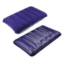 Pripučiama pagalvė kempingo kelioninė pagalvė kvadratinė PVC pūkuoto audinio oro pagalvė, skirta žygiams pėsčiomis violetinė
