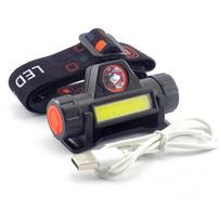 LED mini stiprus priekinis žibintas USB įkraunamas rankinis elektromagnetas COB darbinis žibintas alpinizmo žvejybai ant galvos montuojamas žibintuvėlis su įmontuota 18650 baterija USB