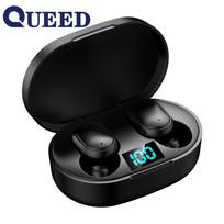 Rodomas naujas išmanusis numeris „Bluetooth“ ausinės belaidės sportinės mini ausinės „Stereo-in-ear“. juoda