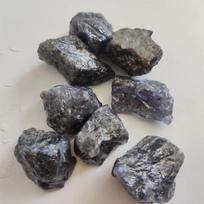 Natūralus kordierito iolito dichroito mineralinis pavyzdys vandens safyro mėlynas brangakmenis papuošalų apdorojimas akvariumo dekoravimo akmuo about 1cm