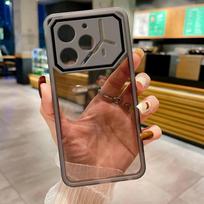 Paprastos spalvos mielas telefono dėklas, skirtas Tecno Pova 6 6Pro 5g, pilna fotoaparato apsauginė plėvelė, apsauganti nuo kritimo, skaidrus minkštas silikoninis TPU dangtelis Tecno Pova 6 juoda