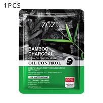 ZOZU Bamboo Charcoal Cleansing & Oil Control Facial Mask Cleansing & Blackhead Removal Mask 1pcs