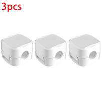 3/6 vnt Magnetiniai kabelių spaustukai Kabelių laikiklis Biuras po stalu Kabelių valdymas Laidų tvarkytuvas Laido laikiklis Kištukas Laido laikiklis 3pcs balta