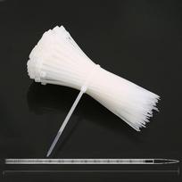 Savaime užsifiksuojantys nailoniniai kabelių raiščiai Juodai balti plastikiniai kabelių raiščiai ir sagčių dirželiai 0.19*20cm balta