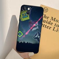 Geometry Dash Dėklas, skirtas iPhone 13 12 Mini 11 14 Pro Max 6S 8 7 Plus SE 2022 2020 X XS Max XR galinis dangtelis iPhone 6 6s